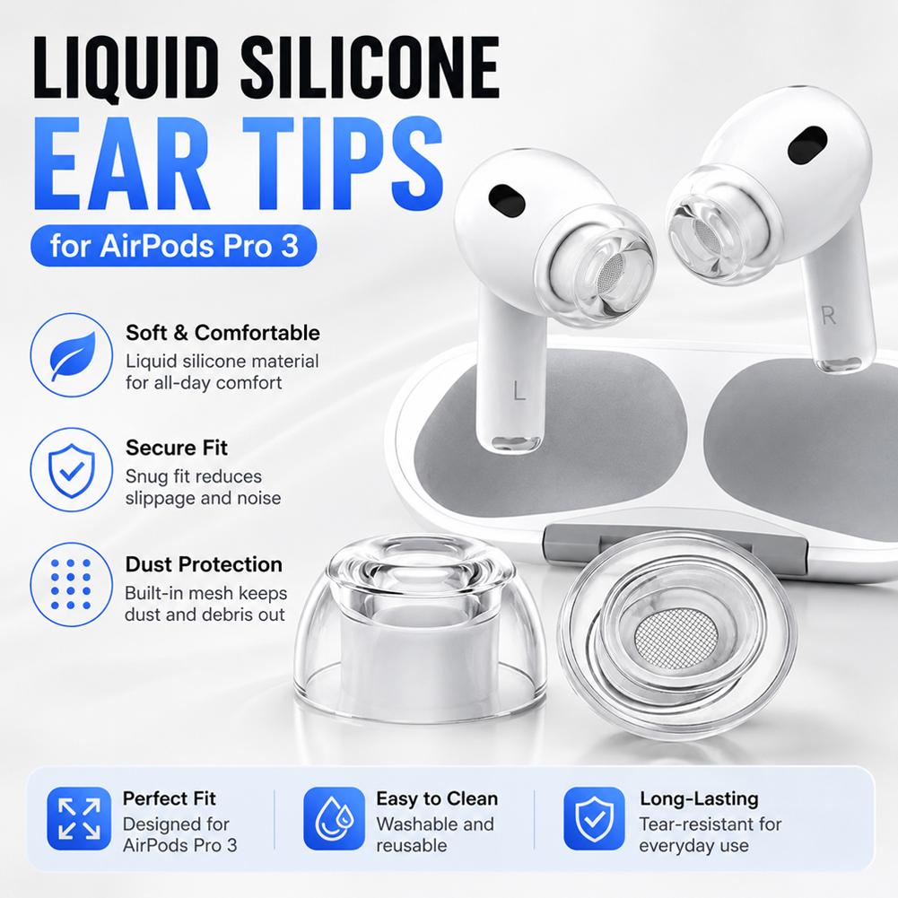 Silicone Eartips For Apple Air - Earphone Foam Tip recensione e prezzo