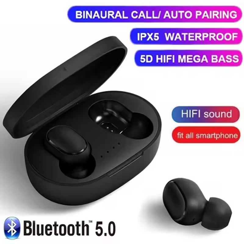 A6S TWS Earphones Wireless Blu - Bluetooth Headset On Ear recensione e prezzo