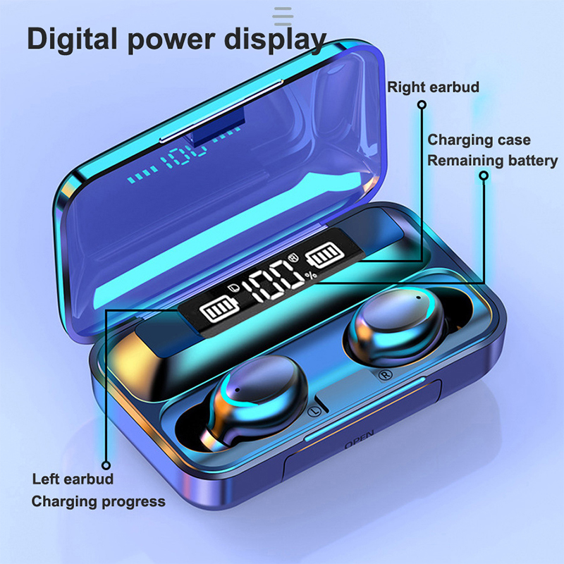 2026 F9 Wireless Earphones LED - Bluetooth Headset On Ear recensione e prezzo