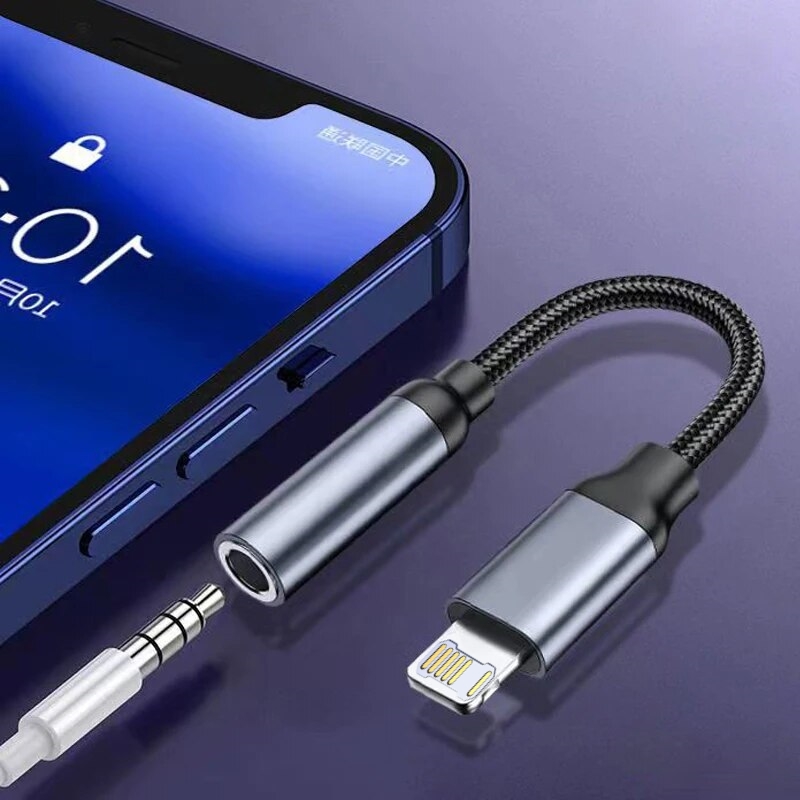 8 Pin to 3.5mm Jack AUX Cable  - Earphone Splitter Jack recensione e prezzo
