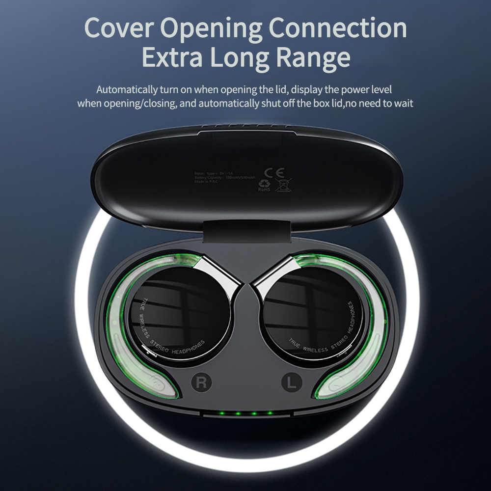 F2 TWS Earphones With Micropho - Sports Earphone Hook recensione e prezzo