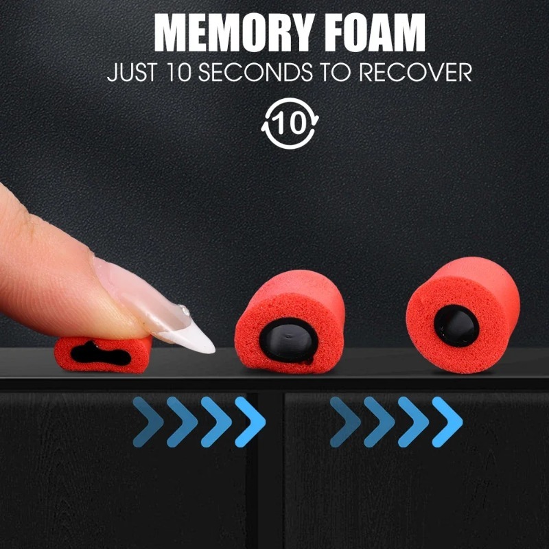 1-6Pair Soft Memory Foam Earbu - Earphone Foam Tip recensione e prezzo