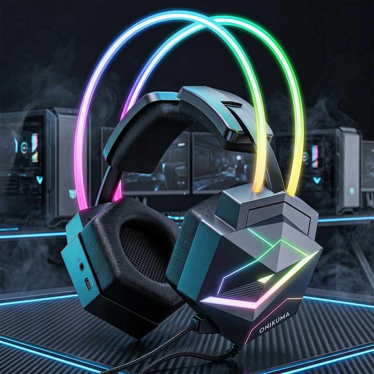 ONIKUMA Gaming Headset Wired H - Gaming Headset Rgb recensione e prezzo