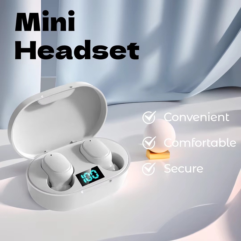 A6S TWS Earphone Wireless Blue - Bluetooth Headset On Ear recensione e prezzo