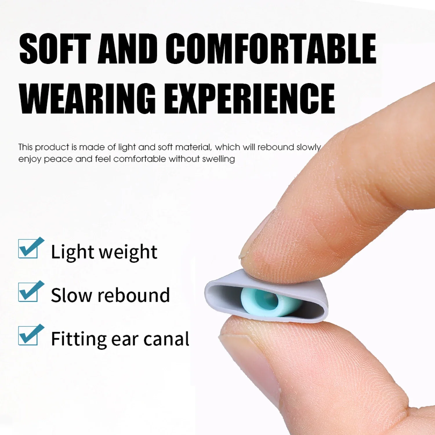 Noise Cancelling Earbuds Soft  - Silicone Ear Tip Replacement recensione e prezzo