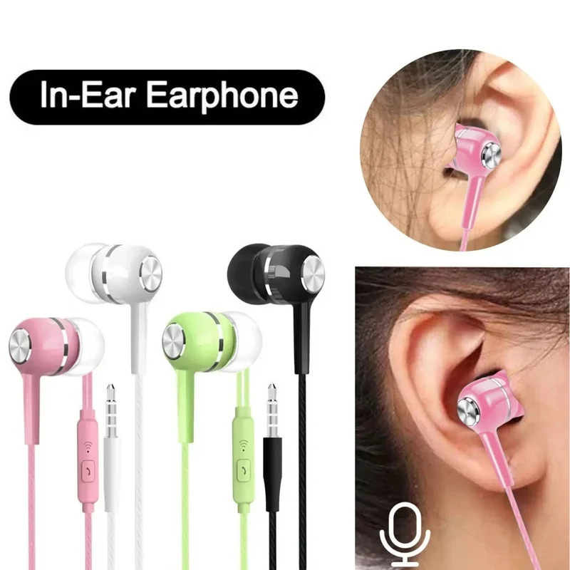 1/2/3/4Pcs 3.5mm Wired Earphon - Wired Earphone Mic recensione e prezzo