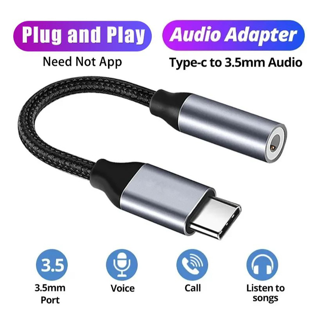USB Type C To 3.5mm Audio Adap - Audiophile Headphone Wired recensione e prezzo