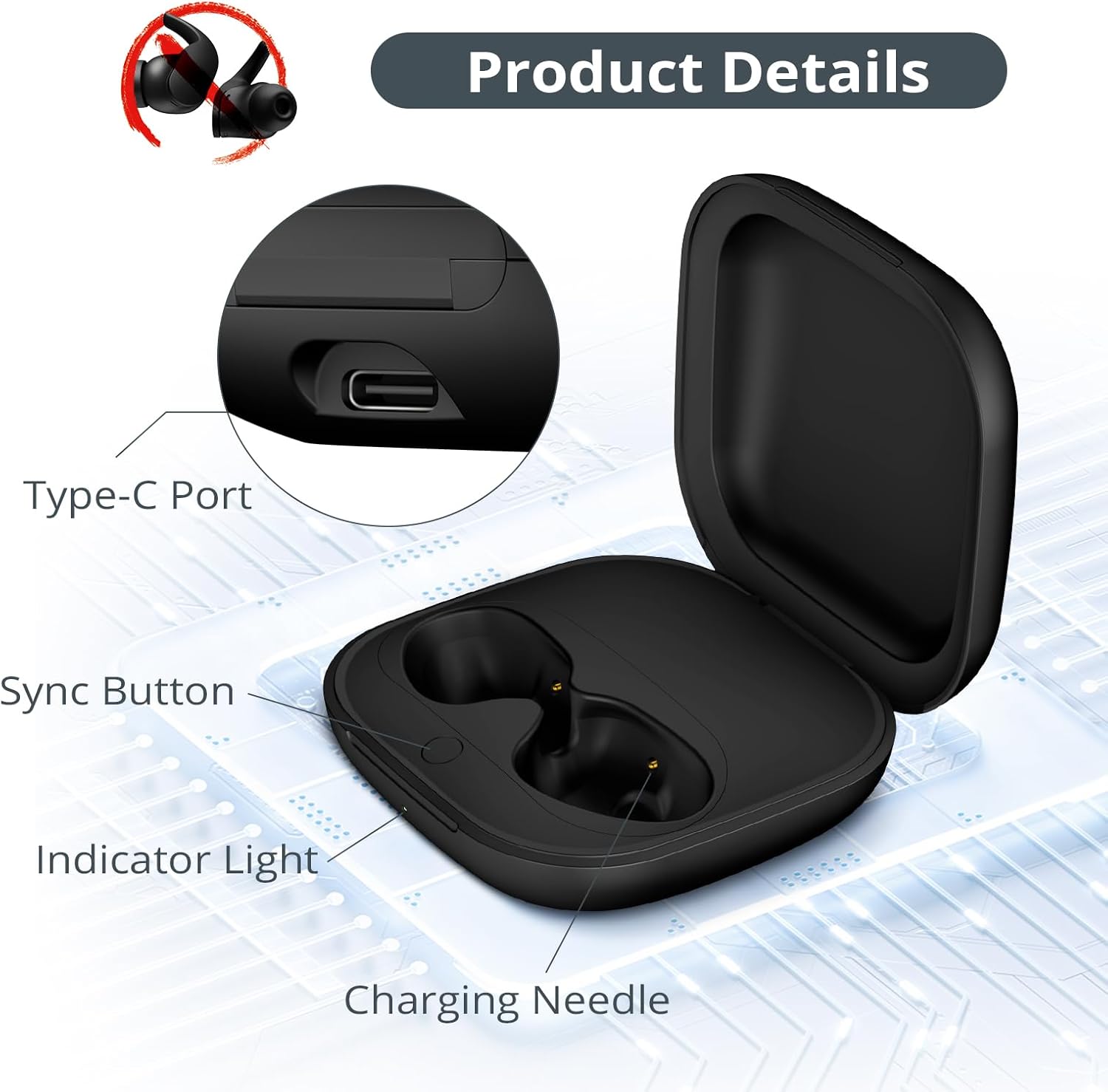 700mAh Battery Earphone Chargi - Earbuds Charging Case recensione e prezzo
