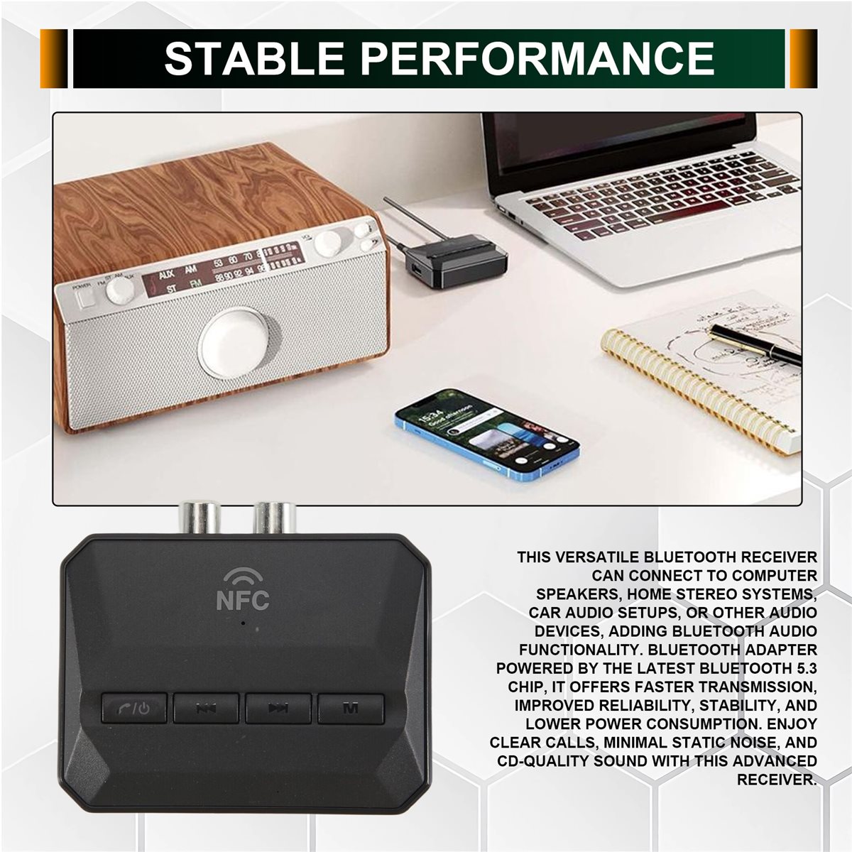 DT1264~NFC Bluetooth Receiver, - Bluetooth Adapter Receiver recensione e prezzo