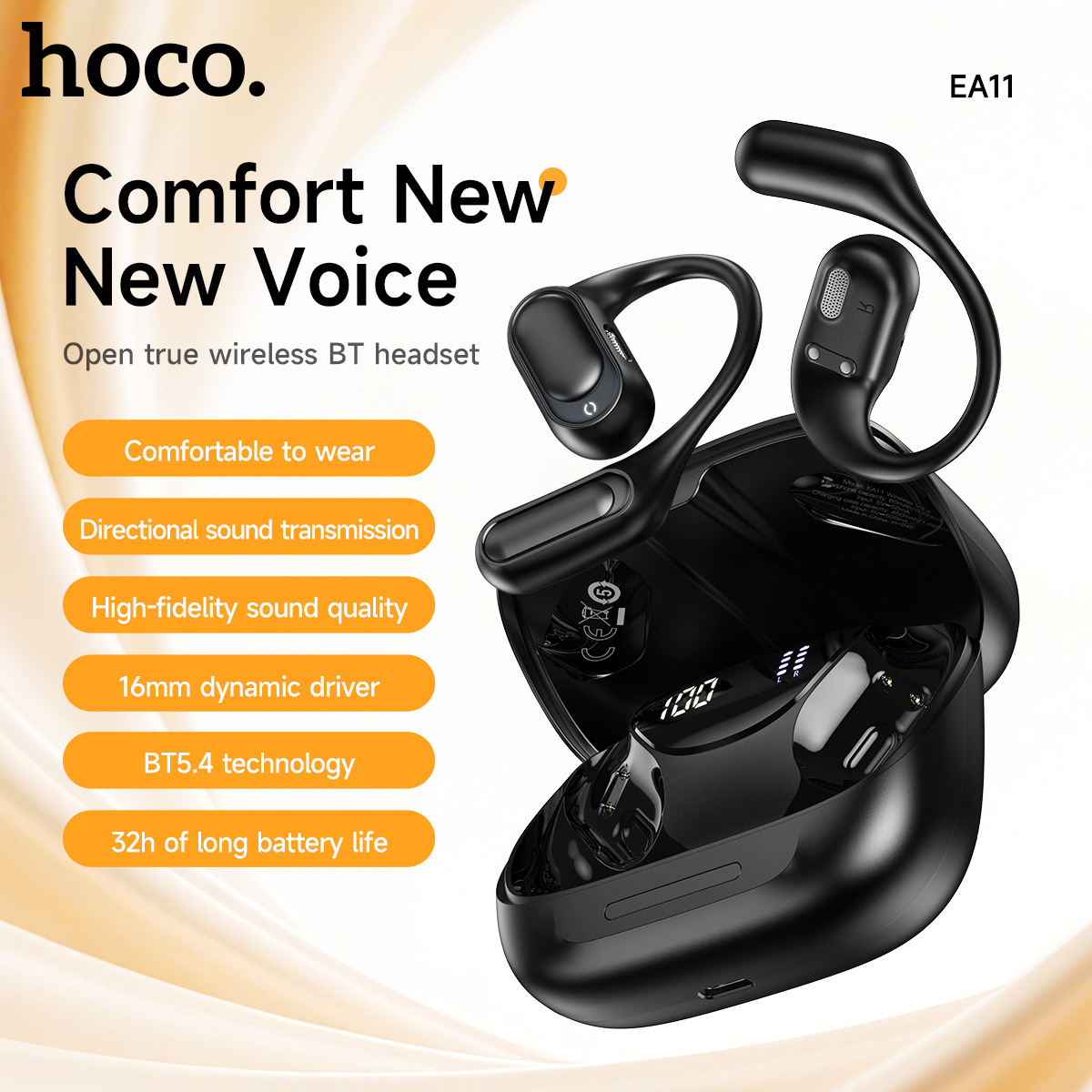HOCO Open-Ear Wireless Bluetoo - Sports Earphone Hook recensione e prezzo