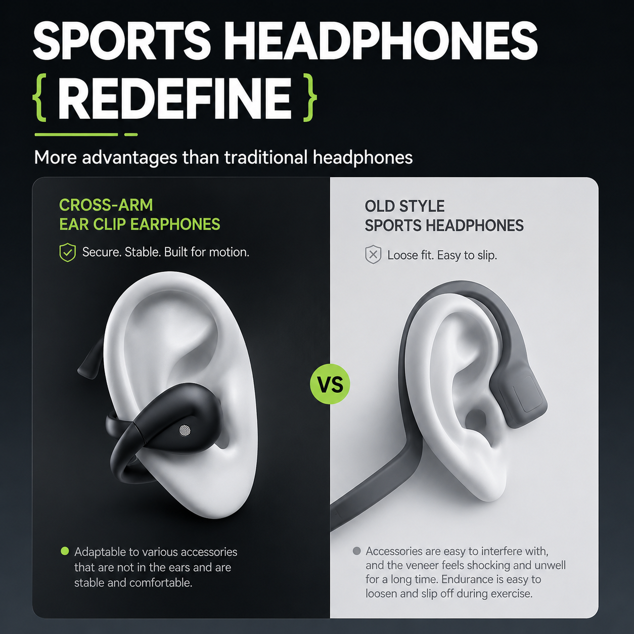Acer OHR555 Unique Cross Arm O - Sports Earphone Hook recensione e prezzo