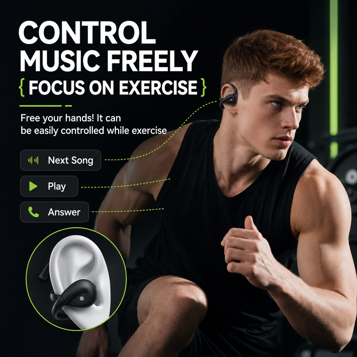 Acer OHR555 Unique Cross Arm O - Sports Earphone Hook recensione e prezzo