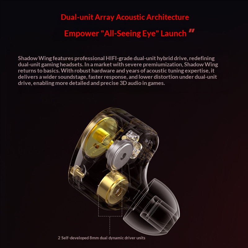 KZ Shadow Wing Earphone Wired  - Wired Earphone Mic recensione e prezzo