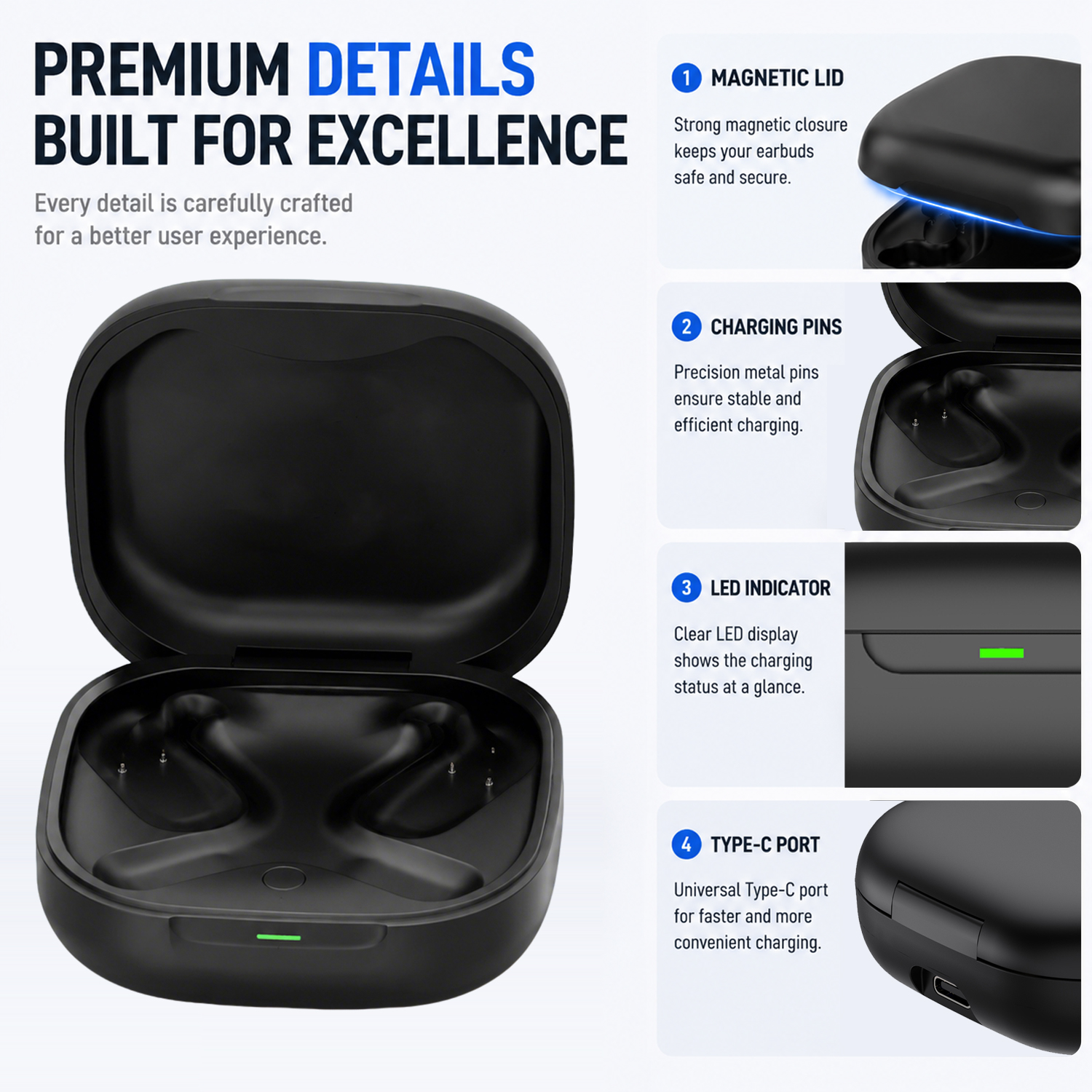 Replacement Charging Case For  - Earbuds Charging Case recensione e prezzo