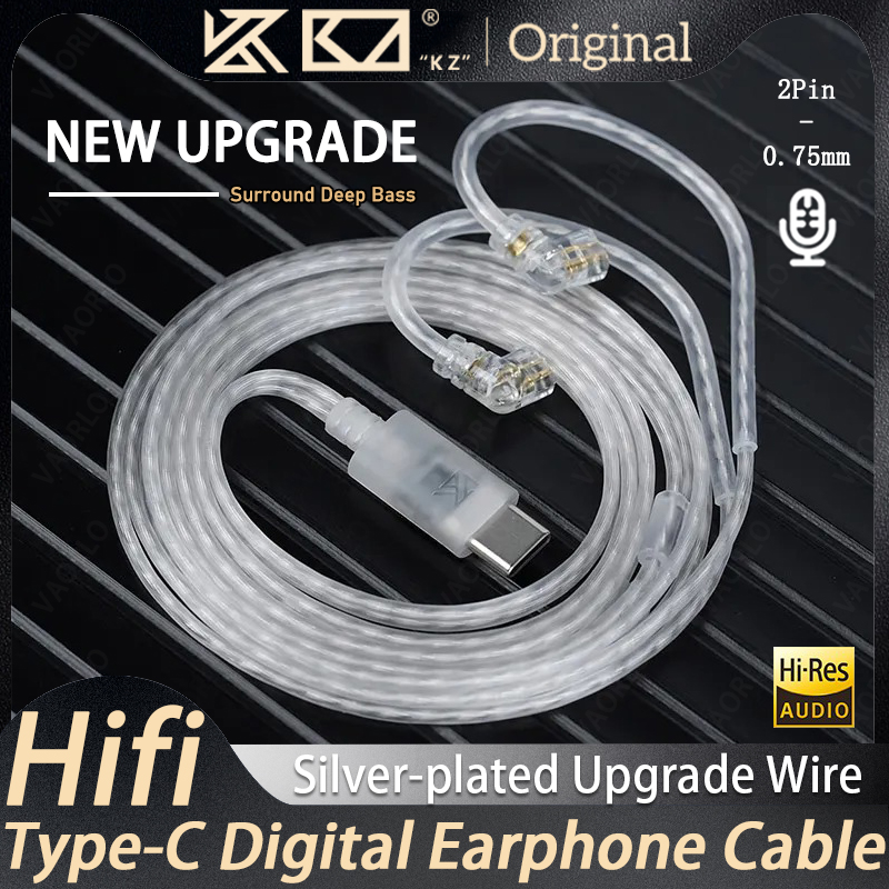KZ Earphones Type-c 2PIN Cable - Wired Earphone Mic recensione e prezzo